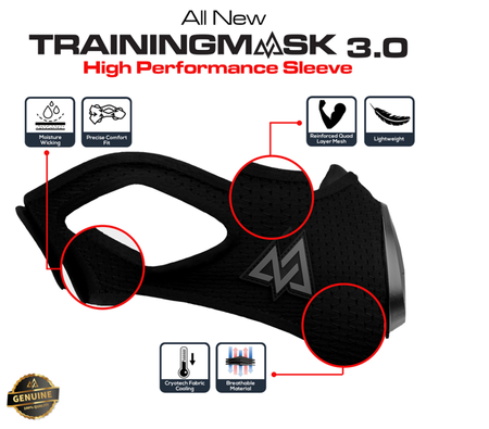 Training Mask 3.0 Sleeve ALL BLACK