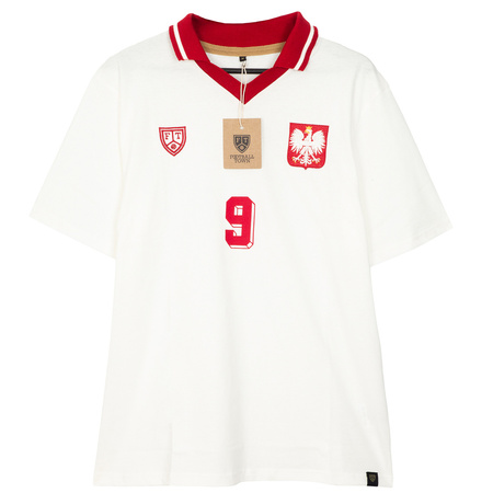 Bawełniana koszulka piłkarska Polska Home