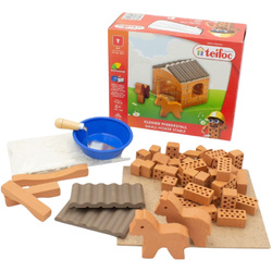 Klocki Konstrukcyjne Cegiełki Zestaw Teifoc Mała Stajnia 50 elementów